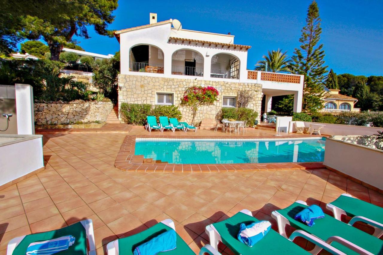 Dos Chicas - Sea View Villa With Private Pool In Moraira Teulada Exterior photo